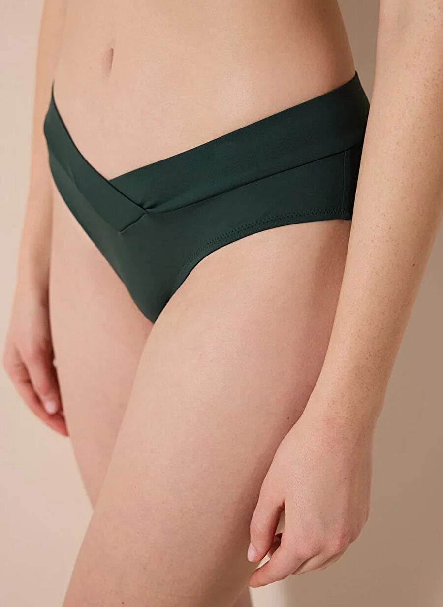 Penti Koyu Yeşil Kadın Bikini Alt PL2G9CSU24IY — صورة المنتج 3 من 4