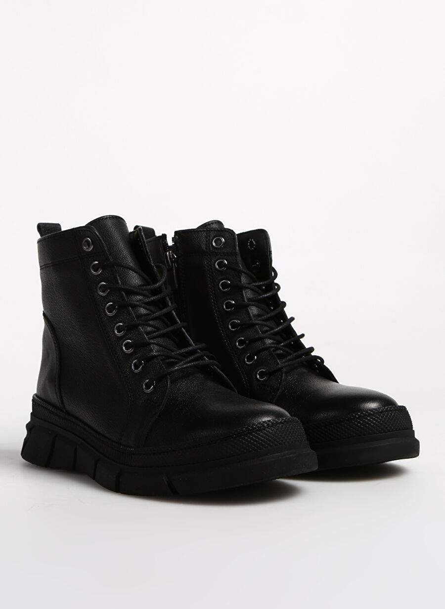 Bulldozer Black Women Leather Boots BUL-240631 — Product image 3 of 5