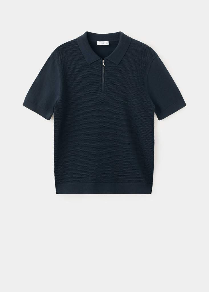 100% cotton knitted polo structure — Product image 1 of 30