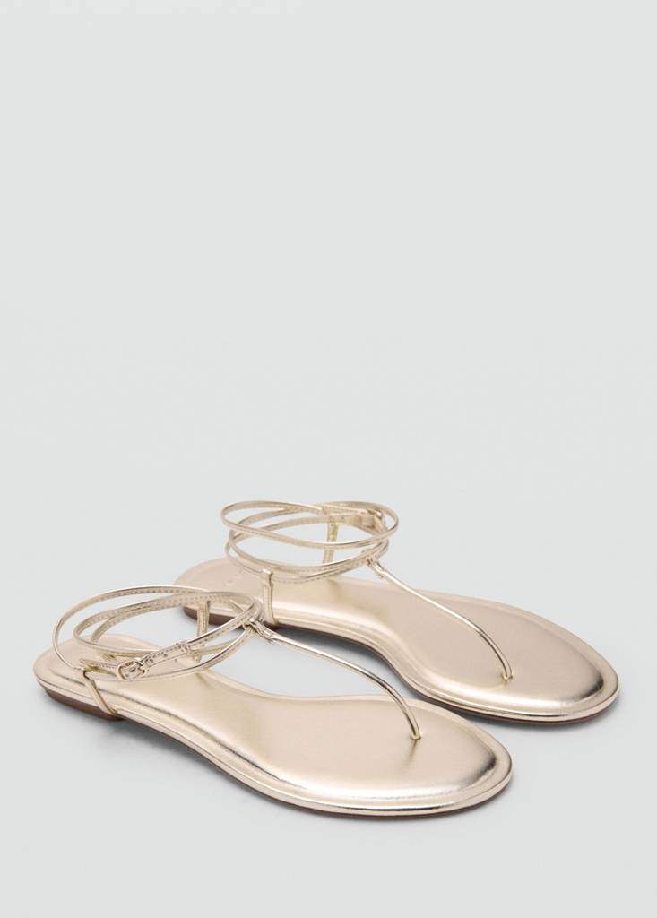 Metallic straps sandals — Product image 3 of 5