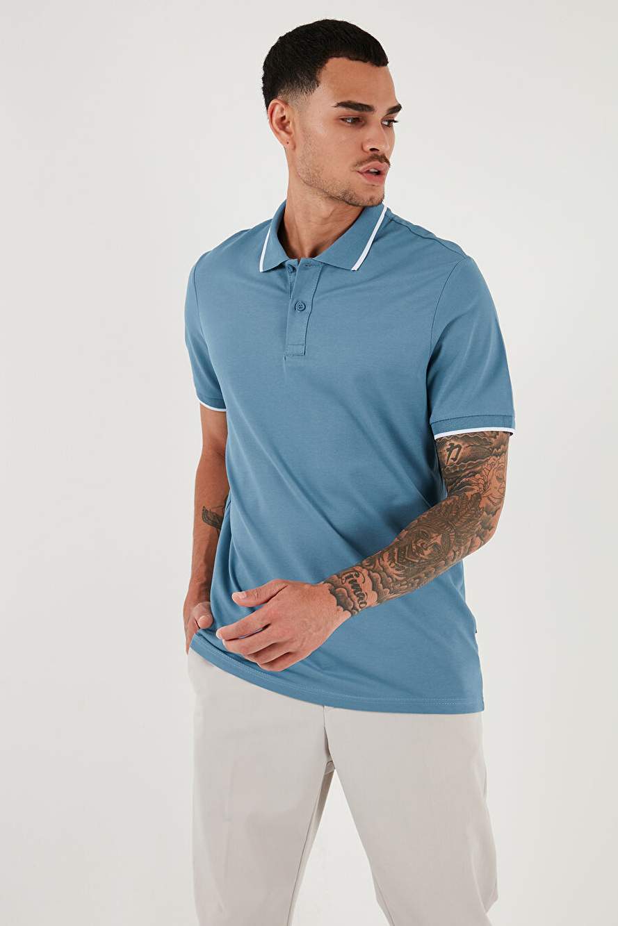 Buratti Pamuklu Regular Fit Polo Yaka T Shirt Erkek 5902063 — صورة المنتج 3 من 6