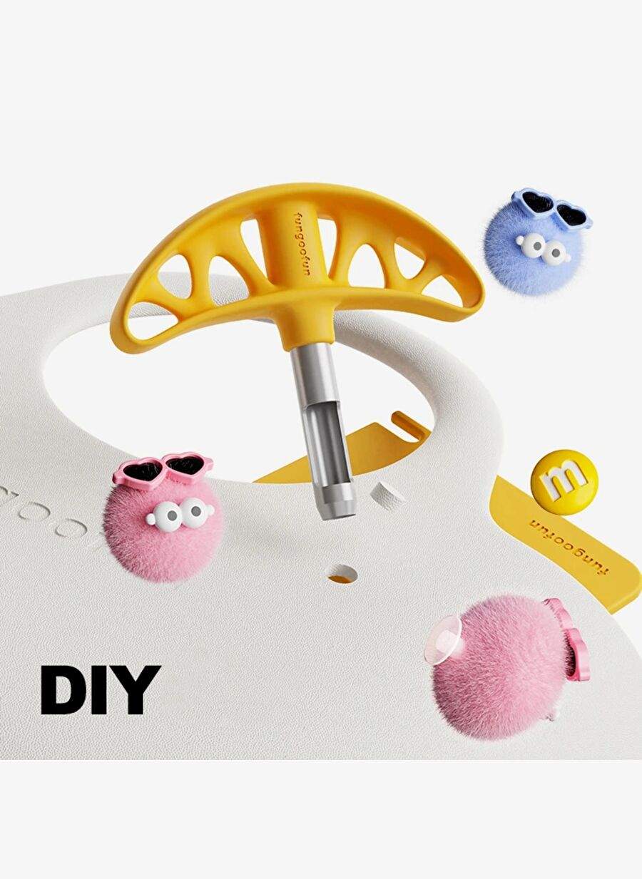 FunGooFun Kurabiye Canavarı Temalı Çanta Aksesuar Seti +Delgeç (Delgeç Hediye) — Product image 3 of 4