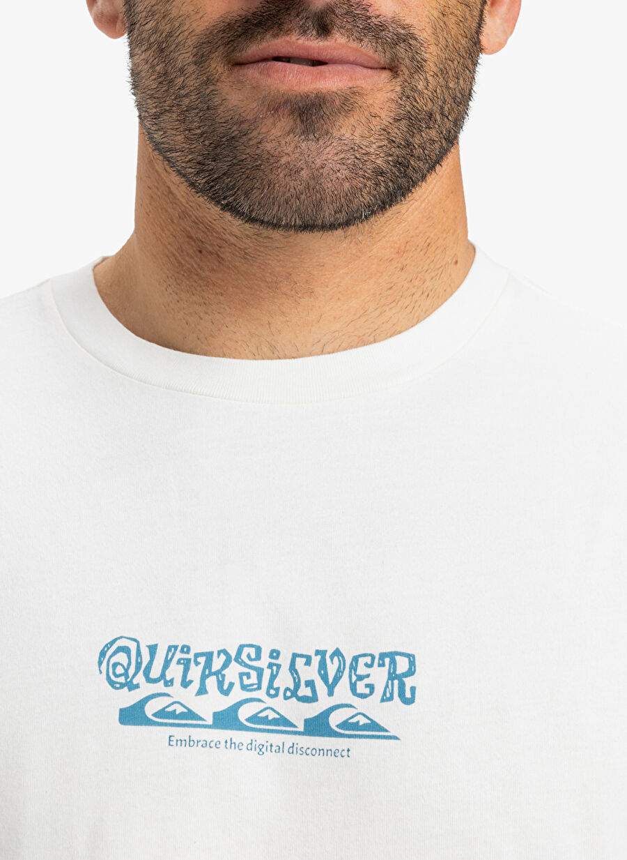 Quiksilver White Hw Tree Connecton Ss Male T Shrt Eqyzt08034 — Product image 3 of 6