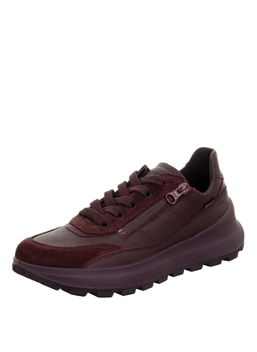 Legero Bordo Kadın Süet Sneaker 2-000407-5940 — صورة المنتج 3 من 5