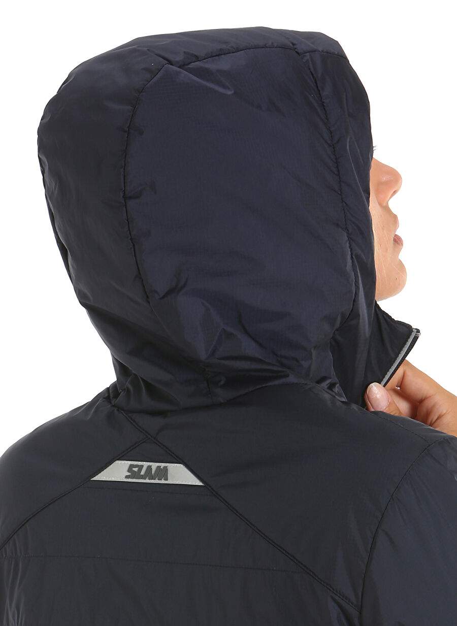 Slam Navy Women's مقنع سترة عادية A901002S00_ACT WS GRAPHENE JKT — صورة المنتج 7 من 7