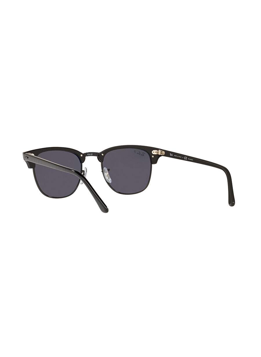 Ray-Ban Clubmaster Classic RB3016 Kare Siyah Unisex Polarize Güneş Gözlüğü — صورة المنتج 6 من 12