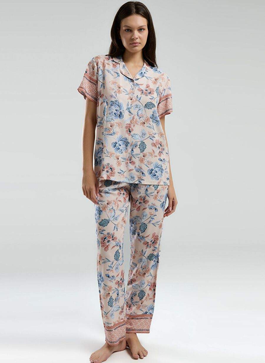 Arnetta Kadın Pembe Gömlek Pijama Takım — Product image 7 of 25