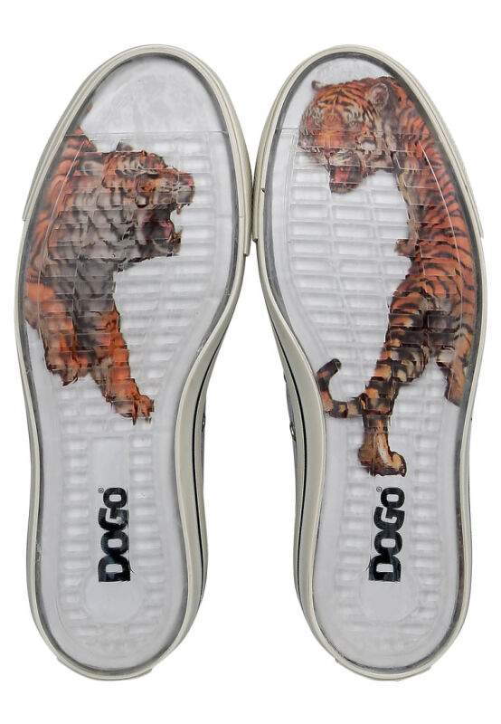 Men Vegan Gray Sneakers - Uptown Tigers Design — Product image 9 of 9