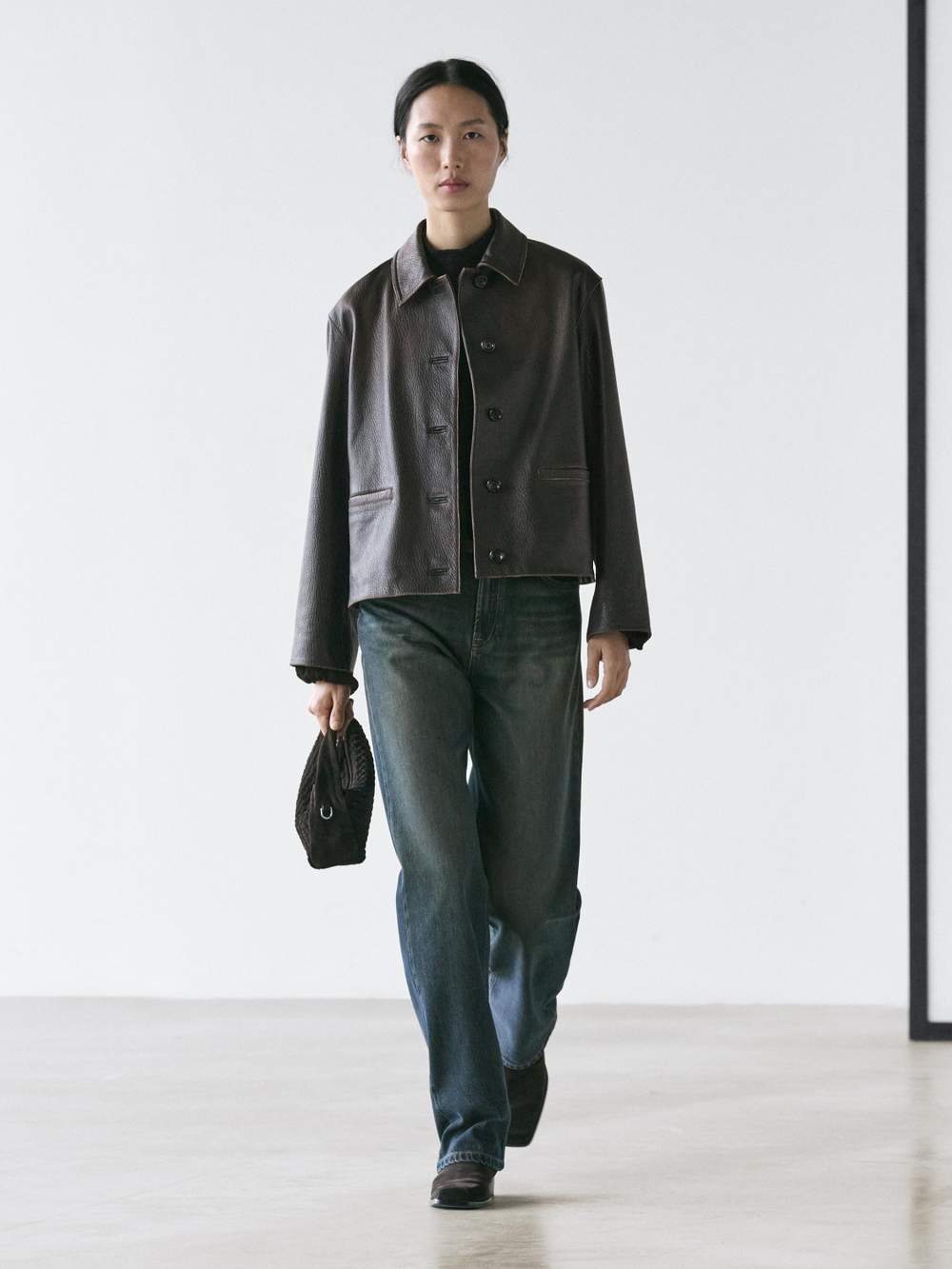 Short nappa leather jacket — Product image 5 of 19