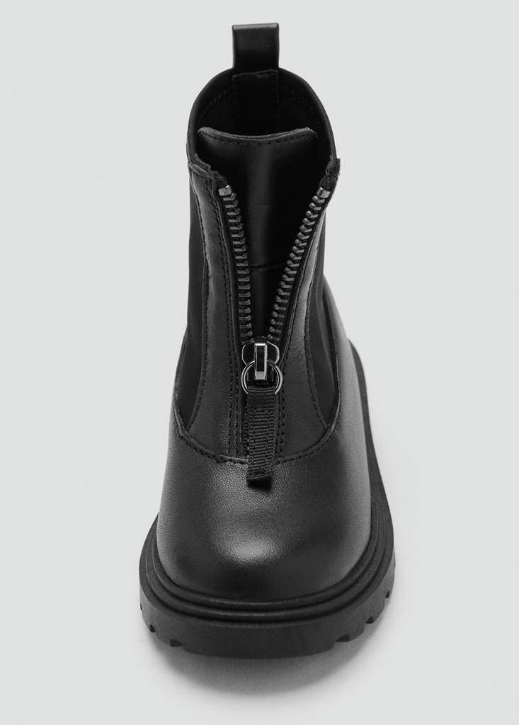 Zipped leather ankle boots — Product image 4 of 4