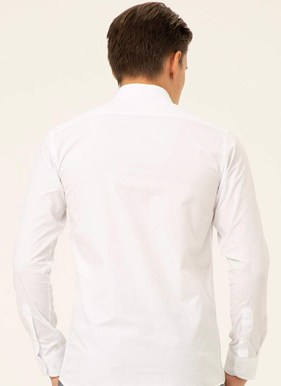 Cavalry Classic Collar Dobby White Men's Shirt GM2024700338 — Product image 4 of 4