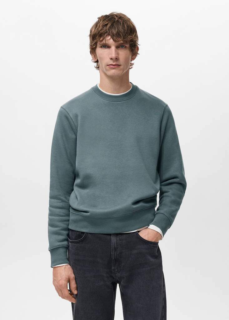 Cotton sweatshirt with soft-touch lining — Product image 28 of 30