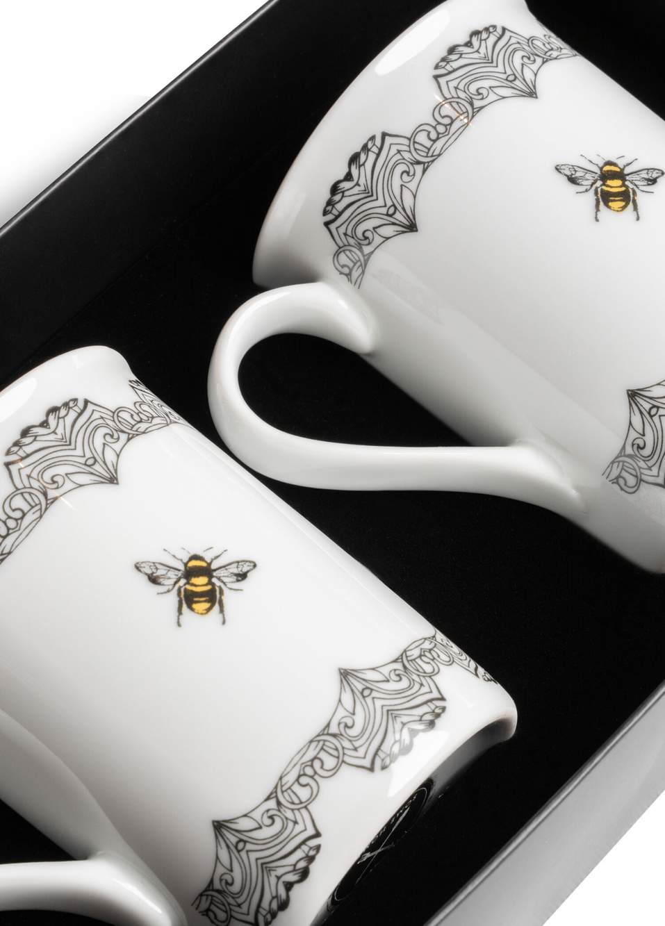 Bee Happy Collection Arı Figürlü 2'li Kupa Set — صورة المنتج 3 من 4