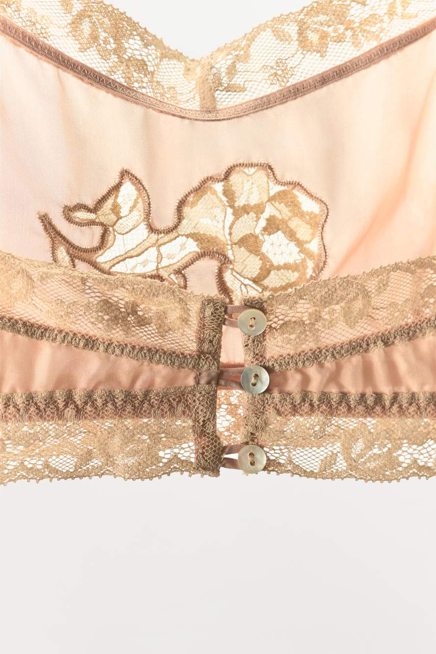 100% SILK EMBROIDERED LACE BRA — Product image 14 of 14