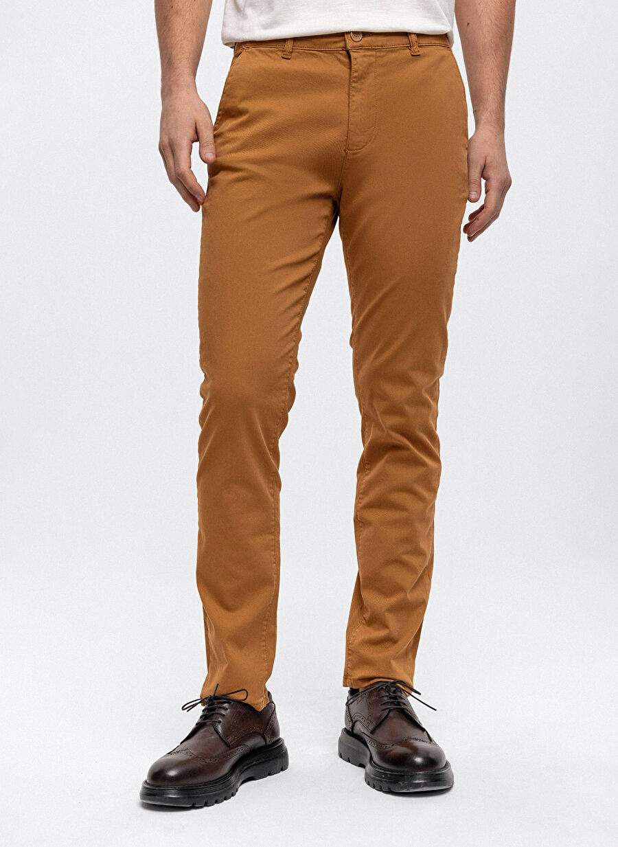 Back and Bond Slim Fit Taba Men's Pants B33W32005 — صورة المنتج 3 من 6