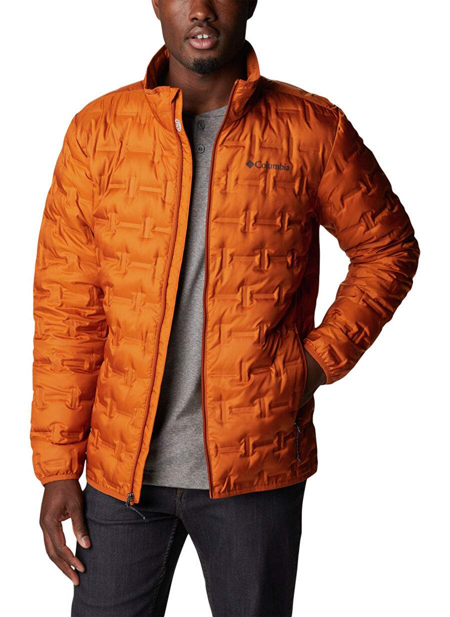 Columbia Çok Renkli Erkek Dik Yaka Çizgili Mont WO0955 DELTA RIDGE DOWN JACKET — صورة المنتج 7 من 7