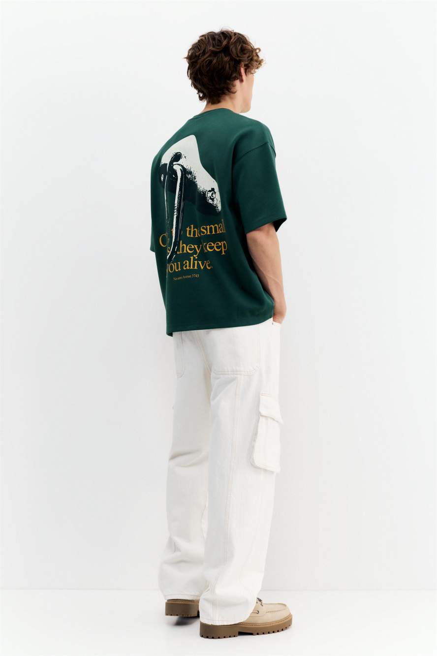 Short sleeve sweatshirt with graphic — Product image 9 of 14