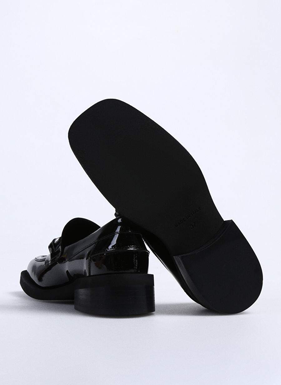 Laura Bellariva Siyah Kadın Deri Loafer P9160A-15 — صورة المنتج 4 من 5
