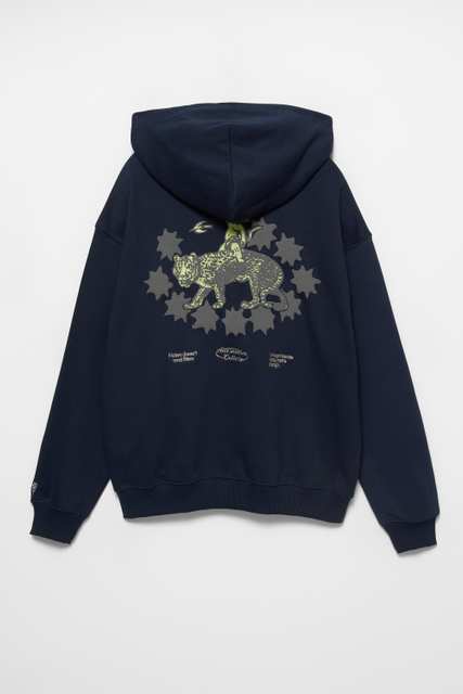 Primal Nature zip-up hoodie