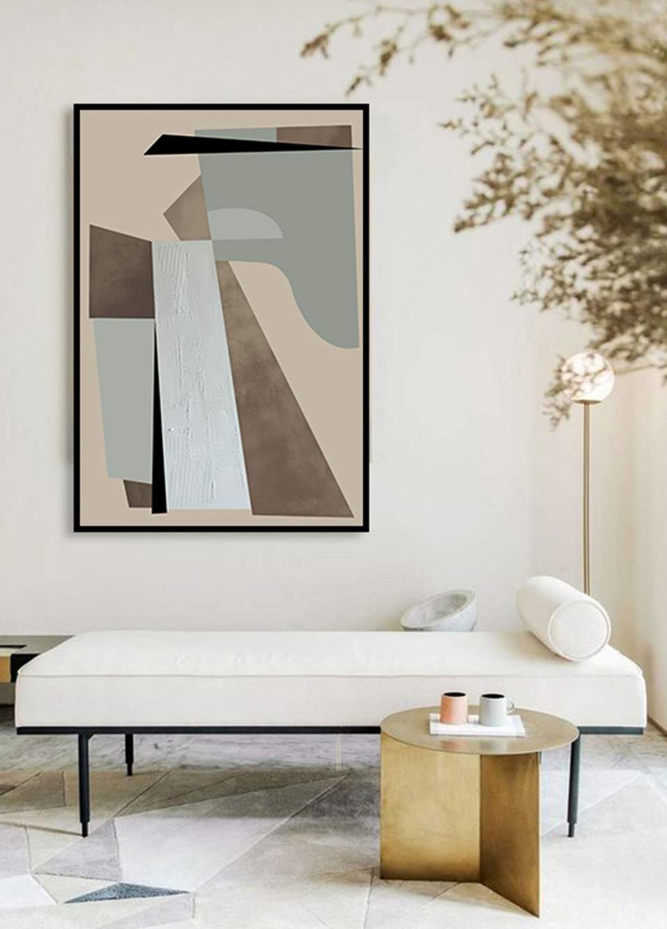 Brown Tones Akrilik El Yapımı Tablo 70x100 cm — Product image 3 of 3