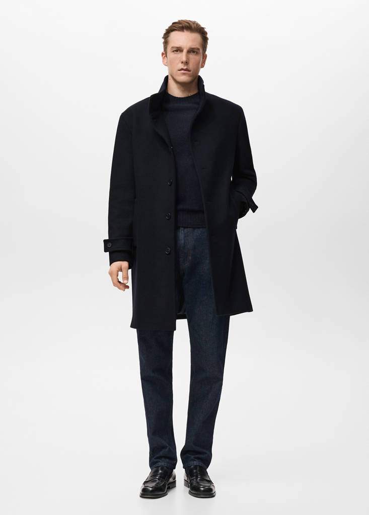 Wool funnel neck coat — Product image 13 of 20