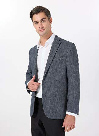 Beymen Business Navy Men's Regular Fit Armurlu Jacket Bbe004252256 Lac — Product image 12 of 25