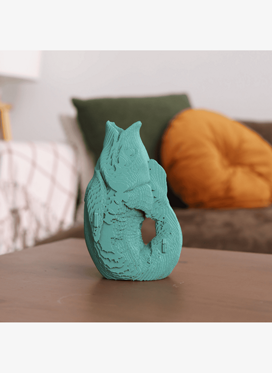 Cartonic 3D Puzzle - FISH VASE — صورة المنتج 5 من 8