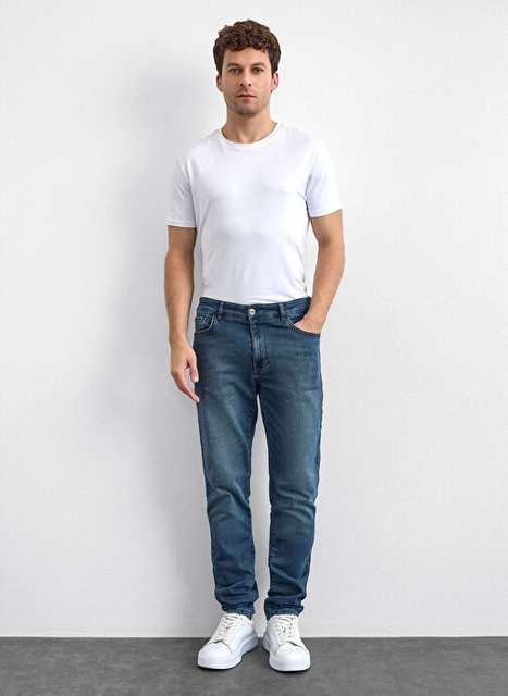 Back And Bond Lacivert Erkek Slim Fit Pantolon B35w35006