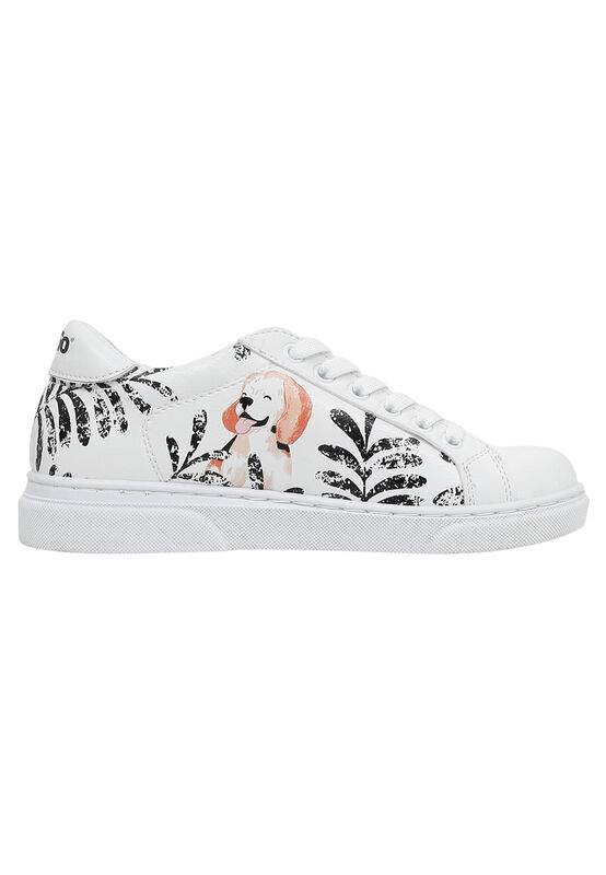 Kids Vegan Leather White Sneakers - Oh The Bliss Design — صورة المنتج 6 من 8