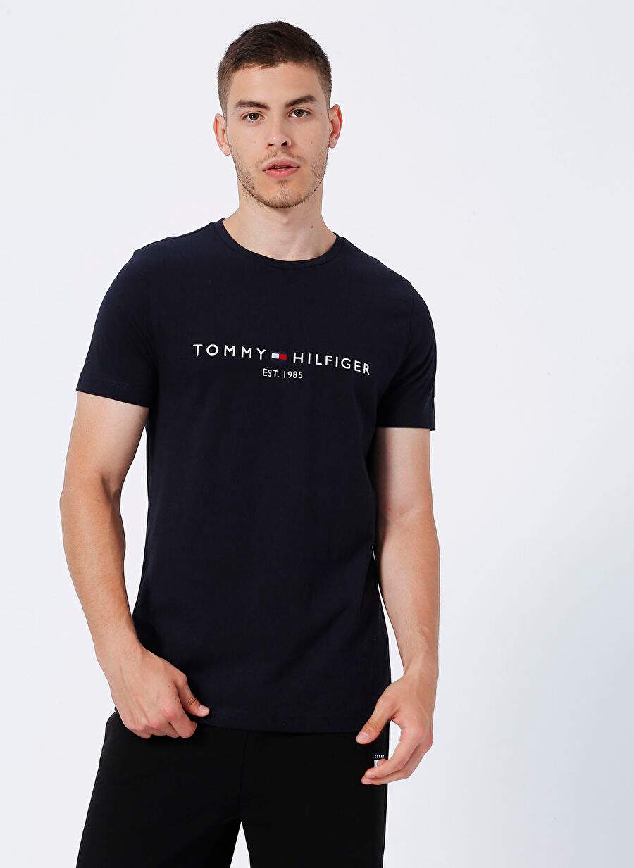 Tommy Hilfiger Lacivert Erkek Bisiklet Yaka Slim Fit T-Shirt MW0MW11465403 — Product image 3 of 5