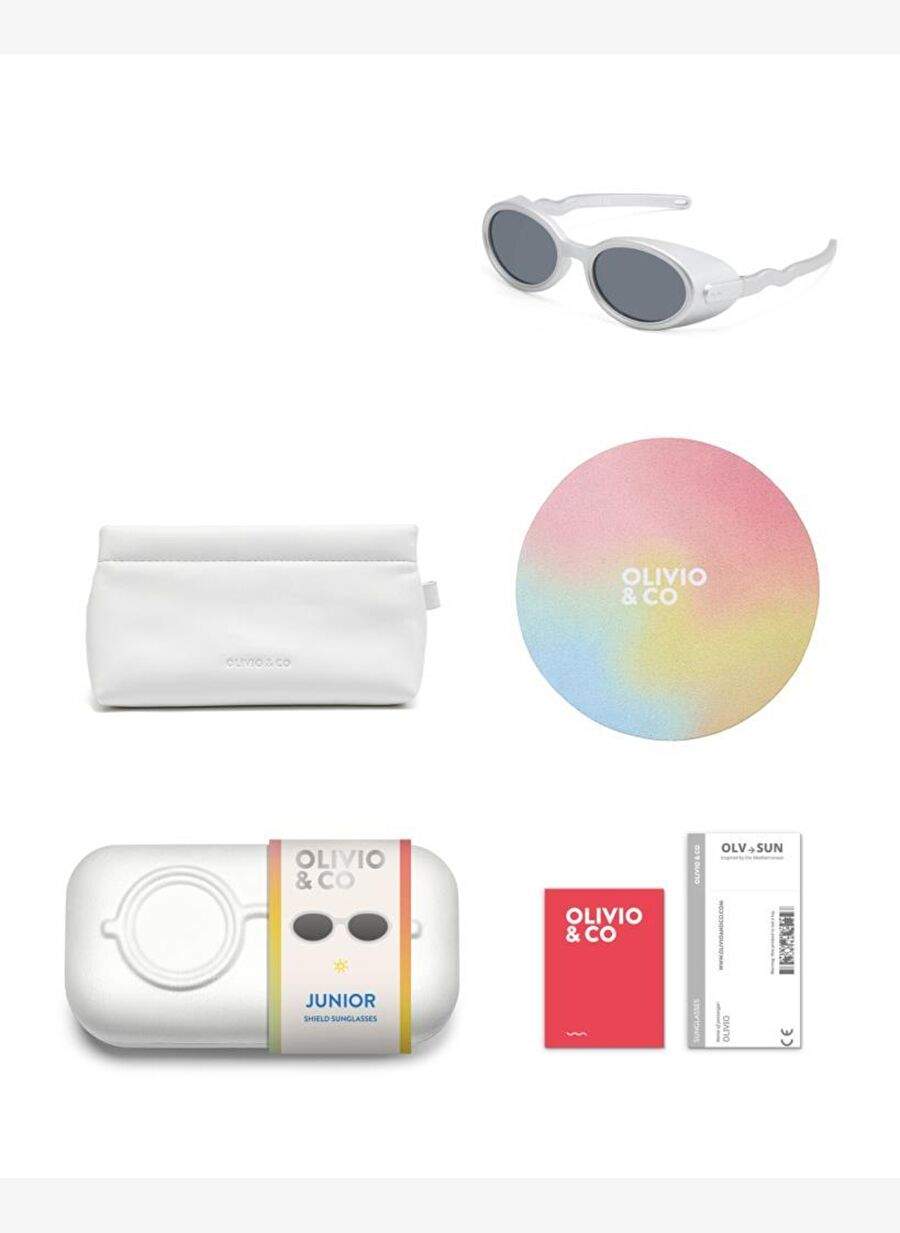 Olivio&Co Creative Shield Children's Sunglasses - Space Silver — Product image 7 of 7