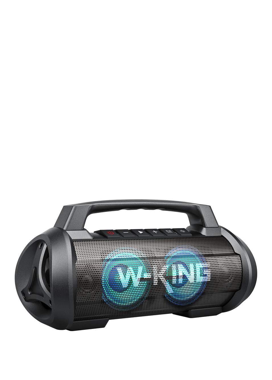 D10 Partybox Işıklı IPX6 Kablosuz Stereo TWS Ses Bombası Siyah Bluetooth Hoparlör — صورة المنتج 3 من 6