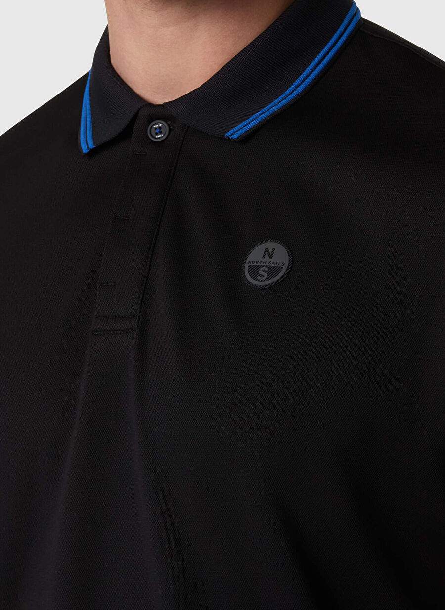 North Sails Siyah Erkek Polo T-Shirt NS0000692711 — صورة المنتج 5 من 7