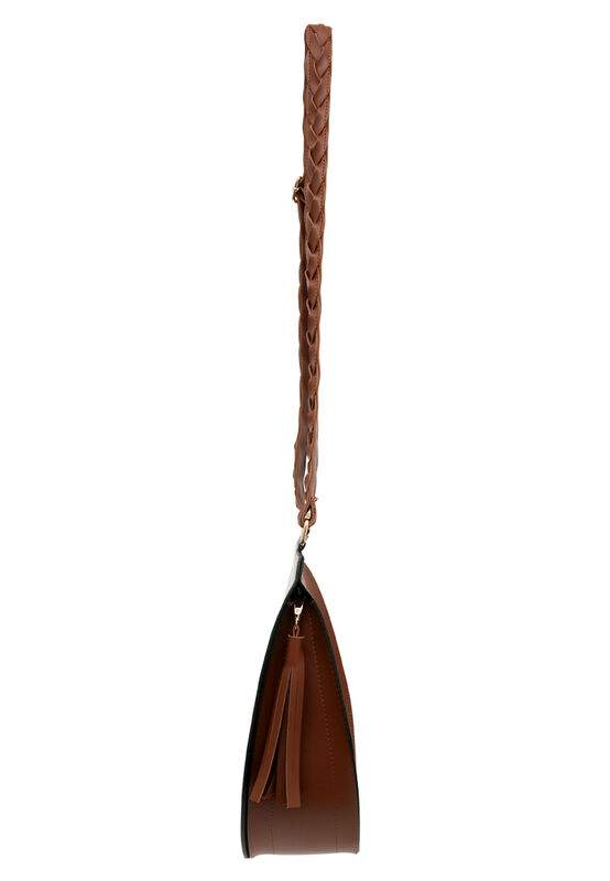 Women Vegan Leather Multicolor Shoulder Bag - Alpine Meadows Design — Product image 4 of 5