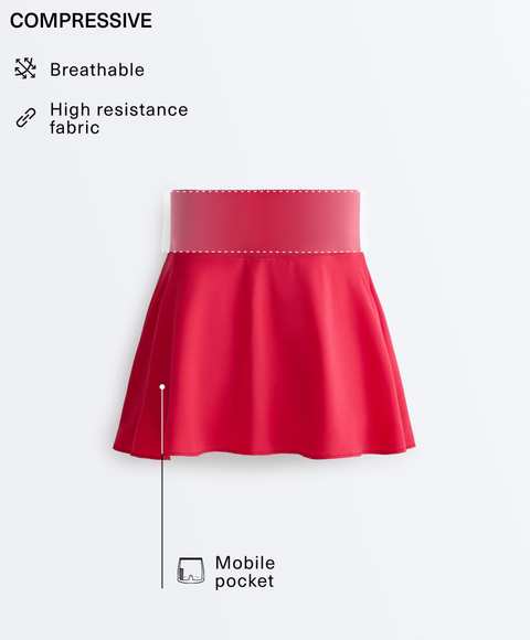 High rise Compressive skirt