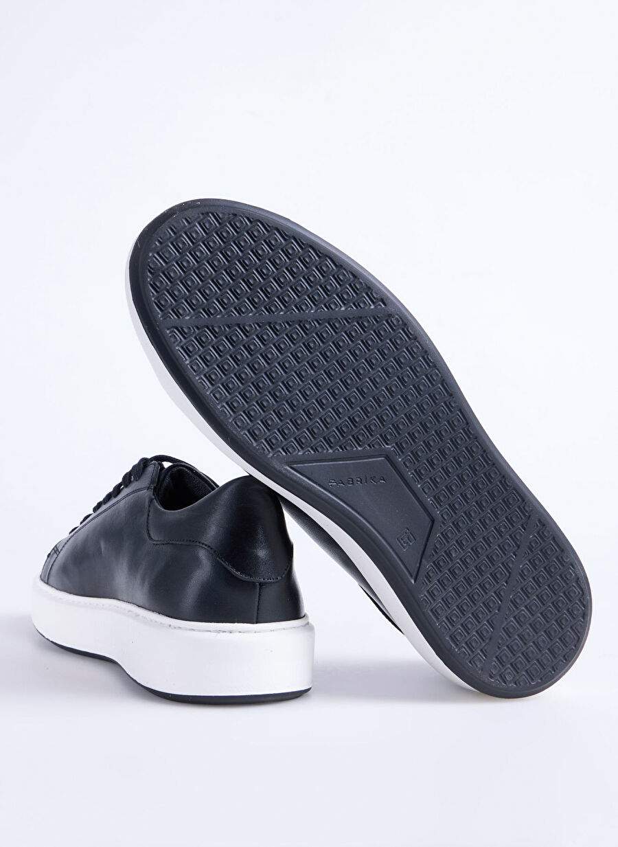 Factory Black Men's Leather Sneakers JAROD — Product image 10 of 11