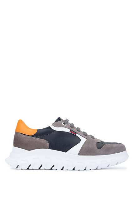 Callaghan Black Male Leather Sneaker 618 55301 Erk Ayk Sk2324