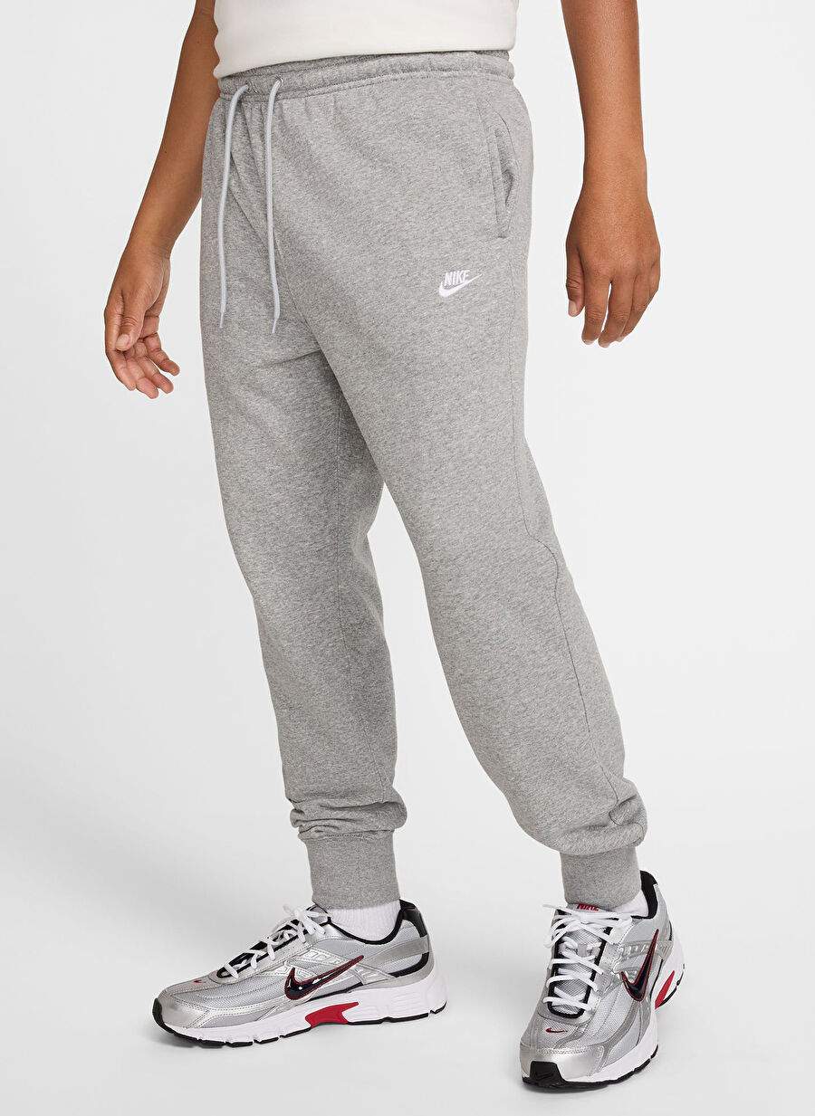 Nike Fn3801 063 Nk Club Ft Jogger Gri Duz Erkek Esofman Alt — Product image 4 of 10