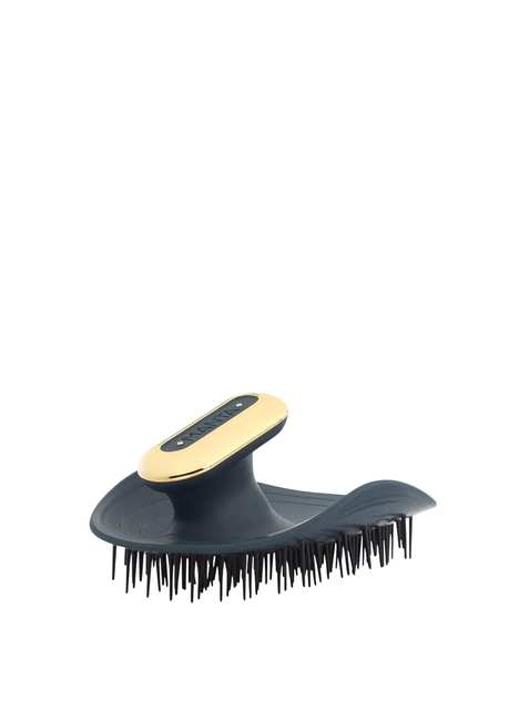 Pulse Ocean Blue Gold Vibrating Hair Skin Massage Brush
