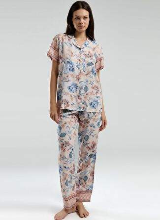 Arnetta Kadın Pembe Gömlek Pijama Takım — Product image 8 of 25