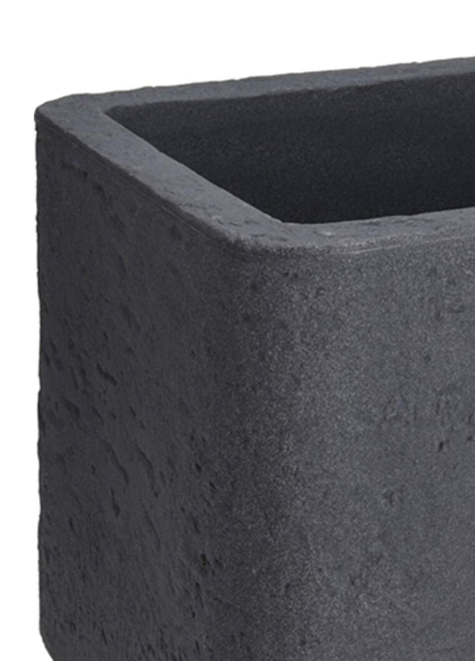 Namook Gri Plastik Taş Tasarım Saksı 39 x 33 cm — Product image 3 of 3