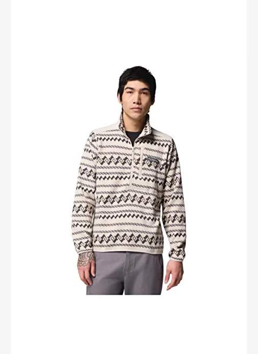 Columbia Sweater Weathertm Printed Half Zip Ii Brown Male Outdoor Polar Ao5809 — Product image 4 of 30