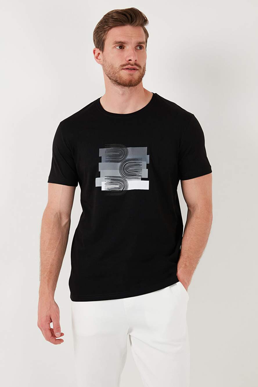 Buratti Pamuklu Slim Fit Bisiklet Yaka T Shirt Erkek 646R8010 — Product image 4 of 6