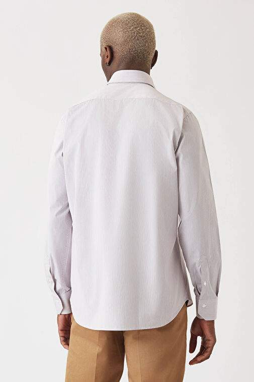Bisse Erkek Regular Fit Uzun Kollu Klasik Gömlek Kırmızı GM22K222048_C24 — صورة المنتج 9 من 20