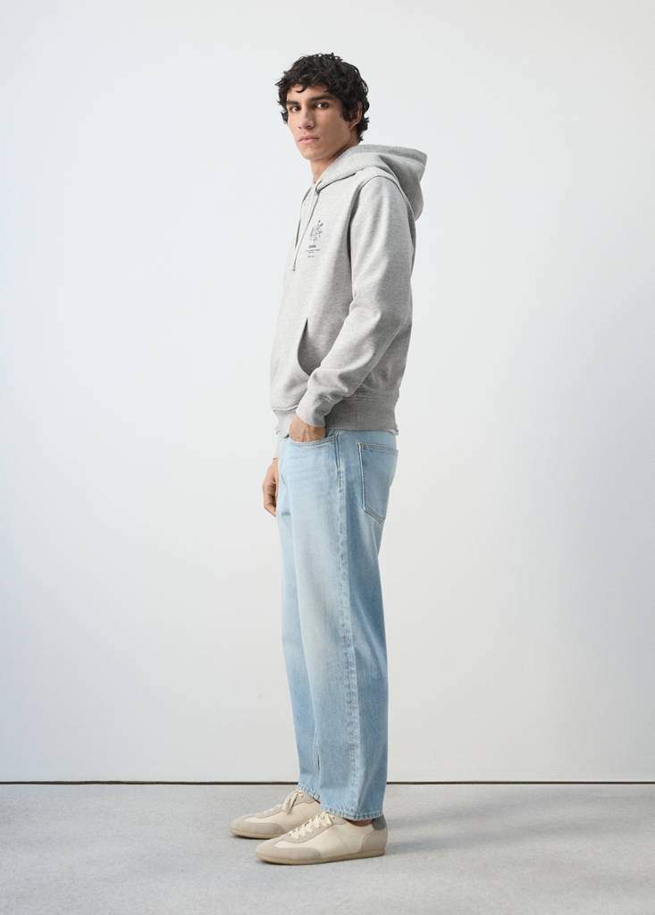 Cotton hooded sweatshirt text — Product image 16 of 19