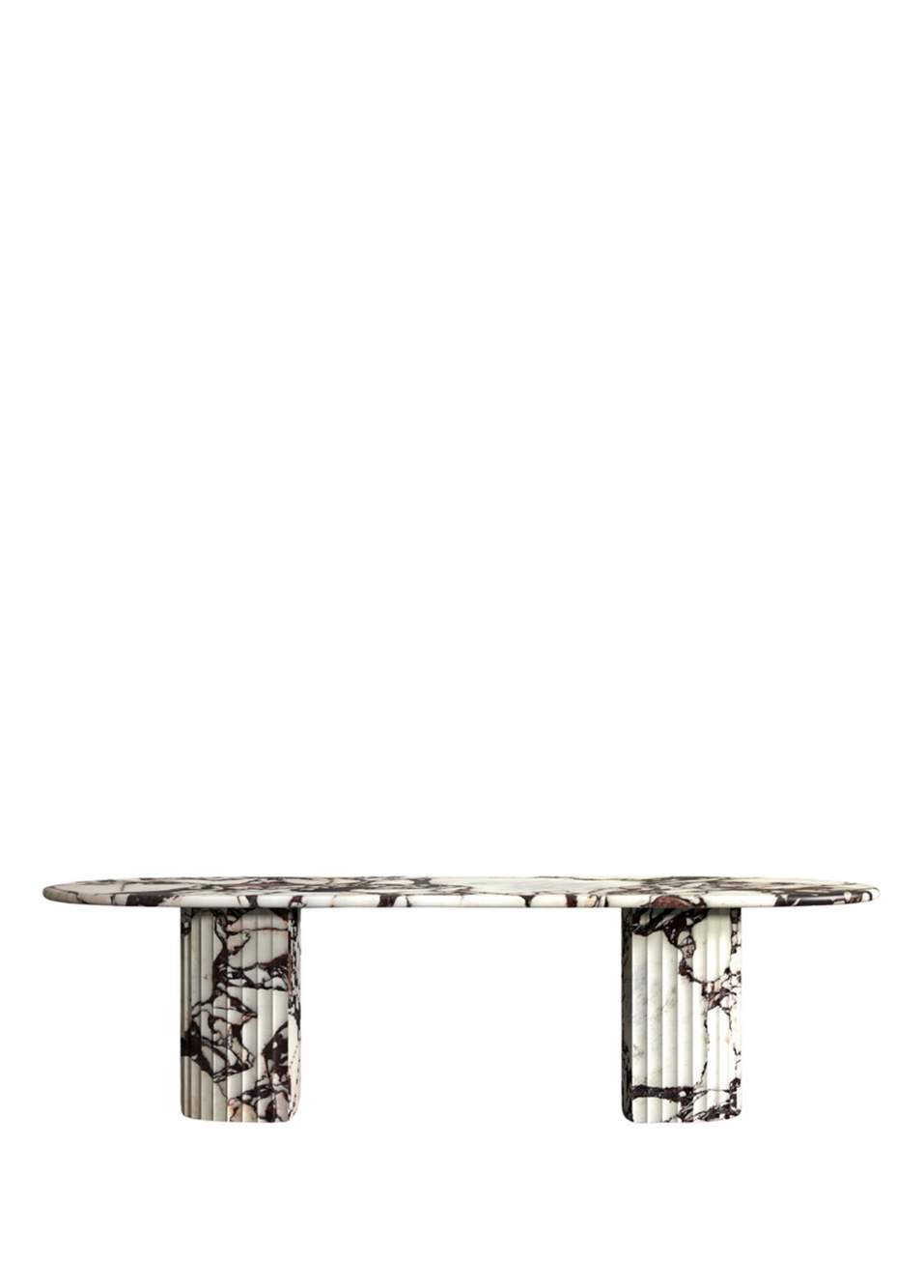 Cielo Kırık Beyaz Mermer Yemek Masası — Product image 3 of 4