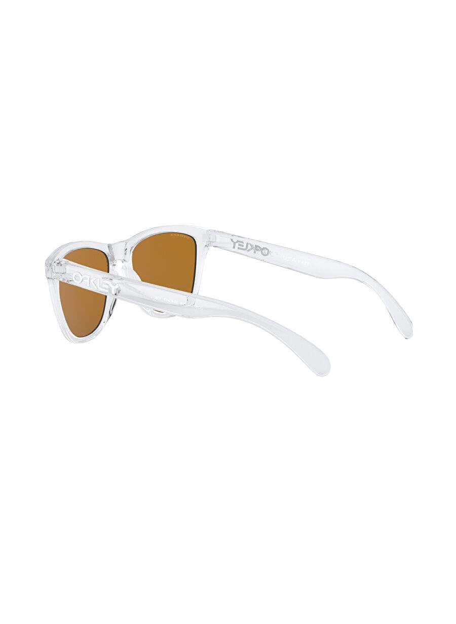 Oakley Frogskins™ OO9013 Kare Şeffaf Erkek Güneş Gözlüğü — صورة المنتج 5 من 12
