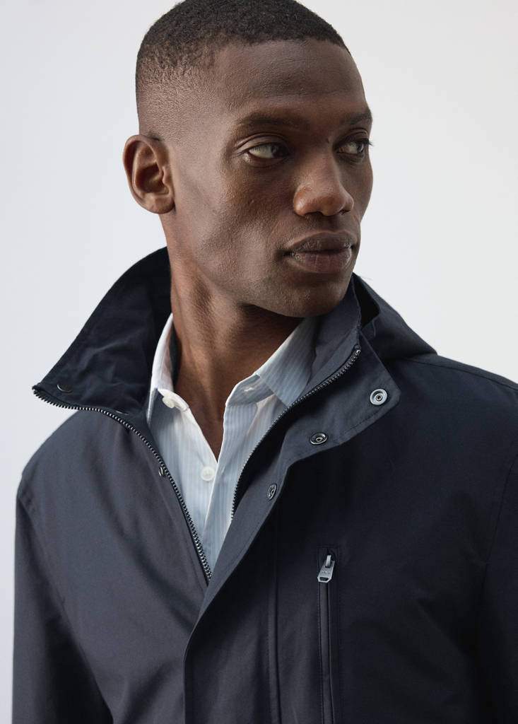 Water-repellent hooded parka — Product image 5 of 8