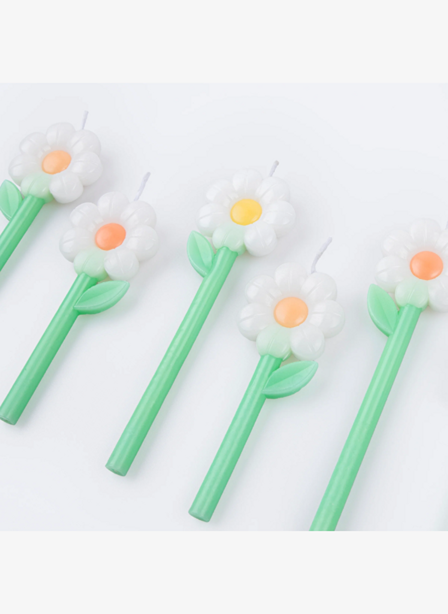 Meri Meri - Daisy Candles - Papatya Mumlar (x6) — Product image 5 of 5