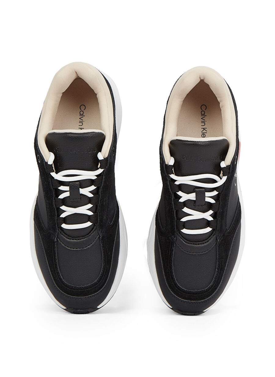 Calvin Klein Black Kadn Leather Sneaker Yw0yw01646 — Product image 3 of 6